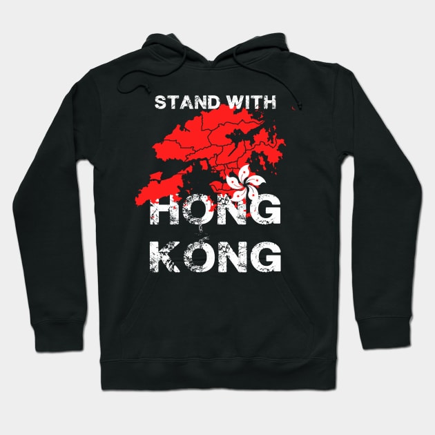 Stand with hong kong Hoodie by Tianna Bahringer